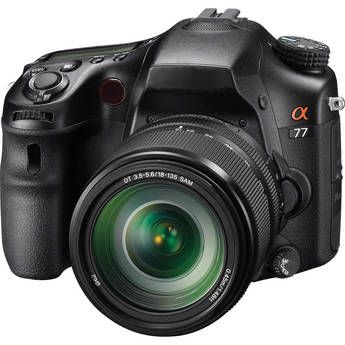  Sony Alpha SLT-A77 DSLR Digital Camera with 18-135mm Lens