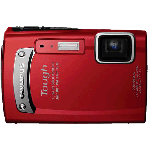 Olympus TG-310 Digital Camera - Red