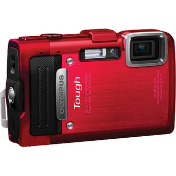  Olympus TG-830 iHS Digital Camera (Red) 