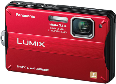 Panasonic DMC-TS10 Digital Camera - Red 