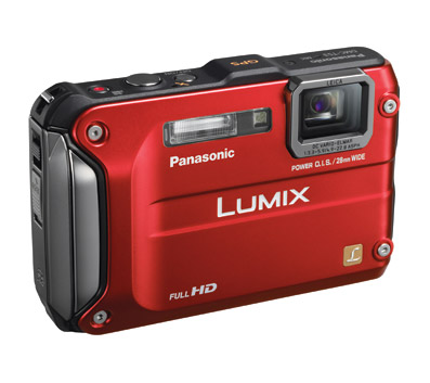 Panasonic Lumix DMC-TS3 12.1 MP, Waterproof Digital Camera - Red 