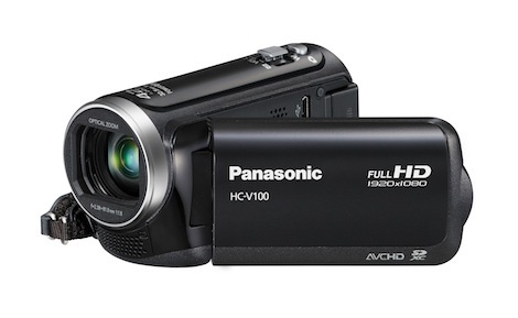 Panasonic HC-V100 HD Camcorder (Black) 