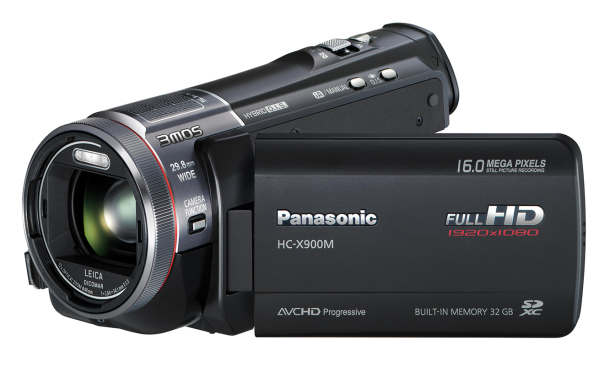 Panasonic HC-X900M 3D Ready Full HD Camcorder (Black) 