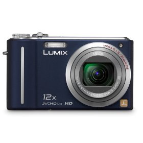 Panasonic DMC-ZS3A LUMIX 10.1 MP Compact Digital Camera with 12x Super Zoom (Blue) 