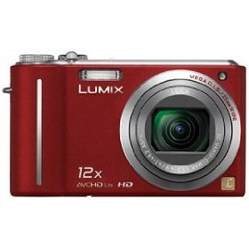 Panasonic DMC-ZS3R LUMIX 10.1 MP Compact Digital Camera with 12x Super Zoom (Red) 