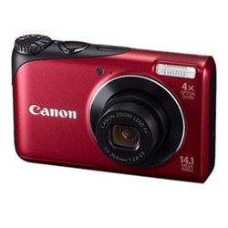 Canon Powershot A2200 Digital Camera - Red