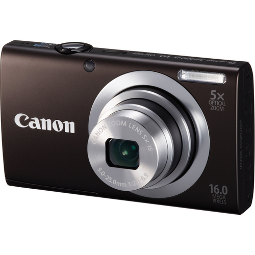 Canon PowerShot A2400 IS Digital Camera (Black)