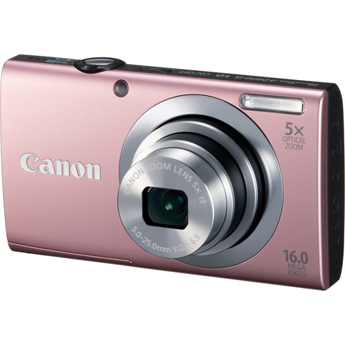 Canon PowerShot A2400 IS Digital Camera (Pink)