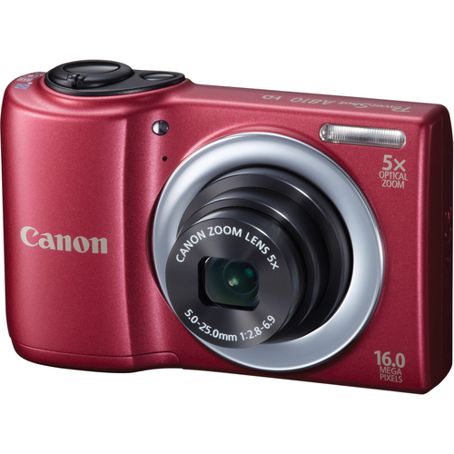 Canon Powershot A810 Digital Camera (Red)