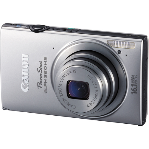 Canon PowerShot ELPH 320 HS Digital Camera (Silver)