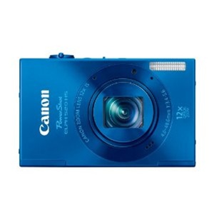 Canon ELPH 520 HS 10.1 MP Cmos Digital Camera w/12x Ultra Wide Angle Optical Image Stabilized Zoom Lens- Full 1080 HP Video- Blue