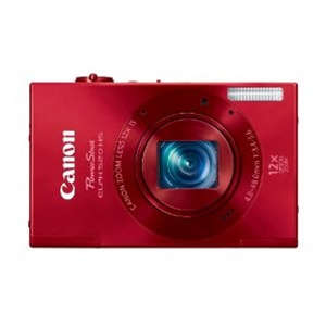 Canon ELPH 520 HS 10.1 MP Cmos Digital Camera w/12x Ultra Wide Angle Optical Image Stabilized Zoom Lens- Full 1080 HP Video- Red