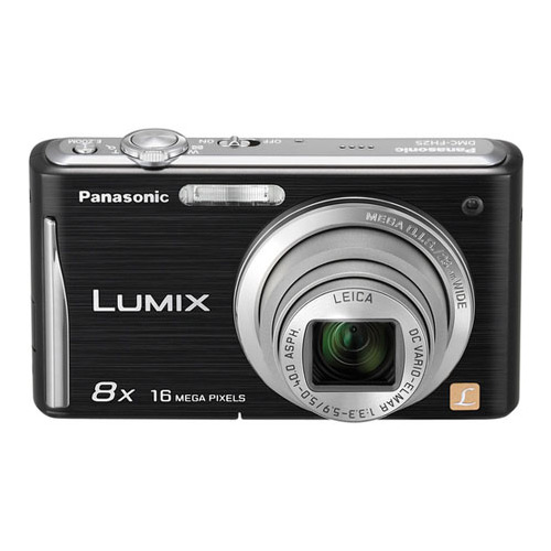 Panasonic Lumix DMC-FH25K 16.1MP Digital Camera, Wide Leica DC VARIO-ELMAR Zoom Lens - Black