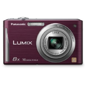 Panasonic Lumix DMC-FH25K 16.1MP Digital Camera, Wide Leica DC VARIO-ELMAR Zoom Lens - Purple 