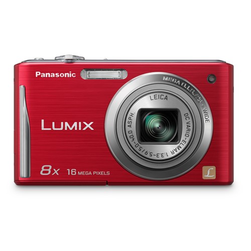 Panasonic Lumix DMC-FH25K 16.1MP Digital Camera, Wide Leica DC VARIO-ELMAR Zoom Lens - Red 