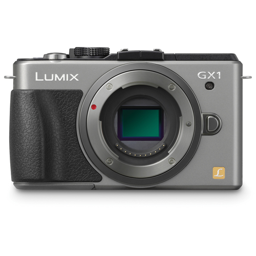 Panasonic LUMIX DMC-GX1 Digital Camera (Body Only, Silver)