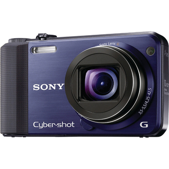 Sony Cybershot DSC-HX7V 16 Megapixel/10x Wide Zoom/1080i HD (Blue)