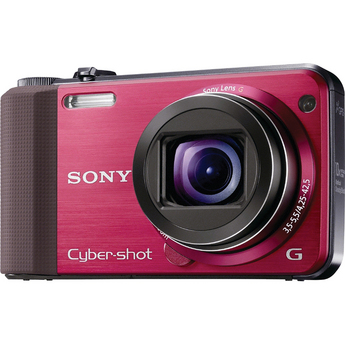 Sony Cybershot DSC-HX7V 16 Megapixel/10x Wide Zoom/1080i HD (Red)