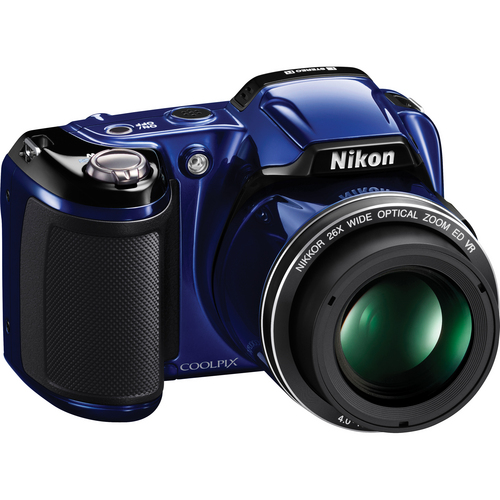 Nikon COOLPIX L810 16.1 MP Digital Camera with 26x Zoom NIKKOR ED Glass Lens and 3-inch LCD (Blue)