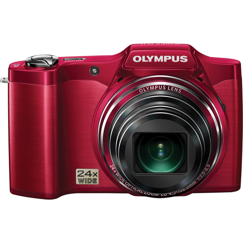 Olympus SZ-12 Digital Camera (Red)