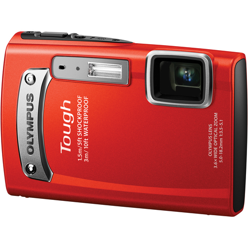 Olympus TG-320 Tough Digital Camera (Red)