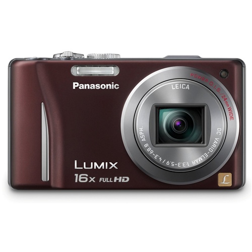 Panasonic Lumix DMC-ZS10K 14.1MP, 16x Optical Zoom Digital Camera - Brown 