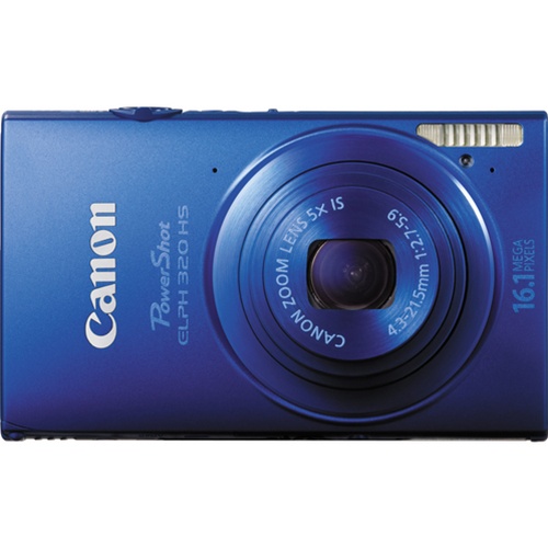 Canon PowerShot ELPH 320 HS Digital Camera (Blue)