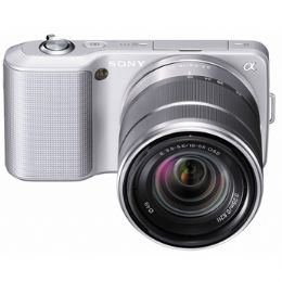 Sony Alpha NEX-3 with 18-55mm Lens (Silver)