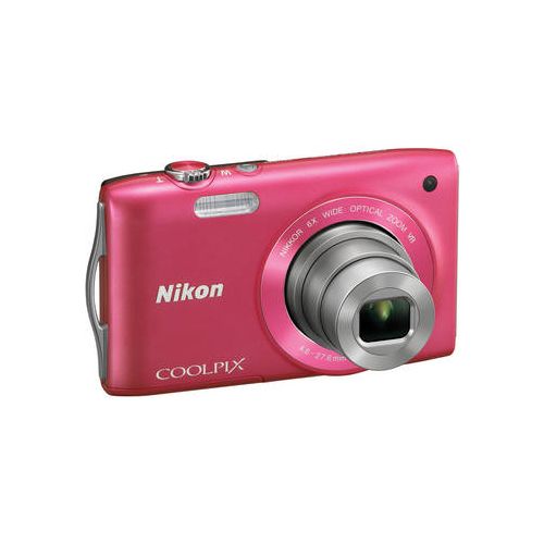 Nikon Coolpix S3300 16 Megapixel/6x Optical Zoom/720p HD (Pink)