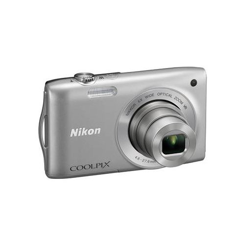 Nikon Coolpix S3300 16 Megapixel/6x Optical Zoom/720p HD (Silver)