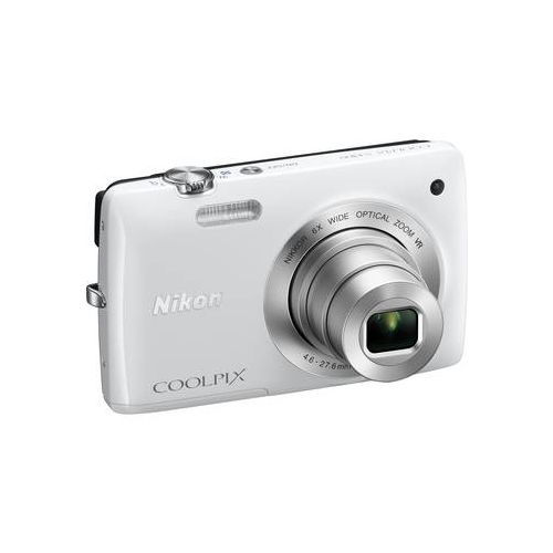 Nikon Coolpix S4300 16 Megapixel/6x Wide-Angle Zoom/720p HD (White)