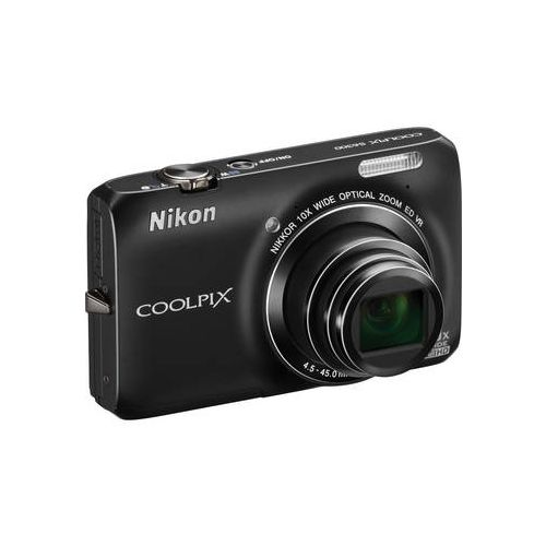 Nikon Coolpix S6300 16 Megapixel/10x Optical Zoom/1080p HD (Black)