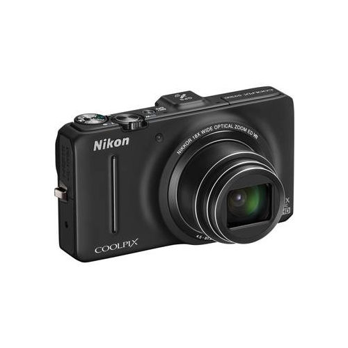 Nikon Coolpix S9300 16 Megapixel/18x Wide-Angle/1080p HD (Black)