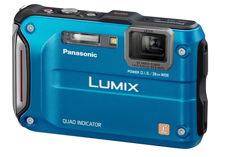 Panasonic Lumix DMC-TS4 Digital Camera (Blue) 