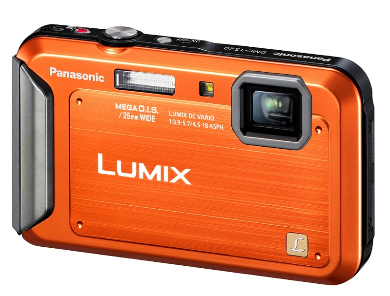 Panasonic Lumix DMC-TS4 Digital Camera (Orange)