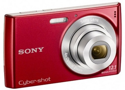 Sony Cyber-shot DSC-W510 Digital Camera (Red) 