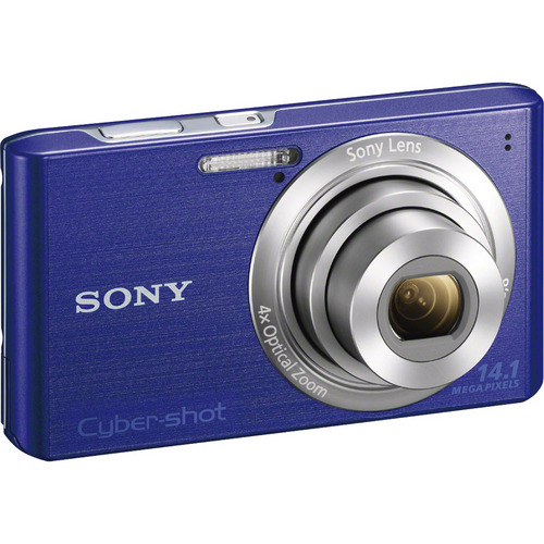 Sony Cyber-Shot DSC-W610 14.1 MP Digital Camera w/4x Optical Zoom and 2.7 Inch LCD- Blue