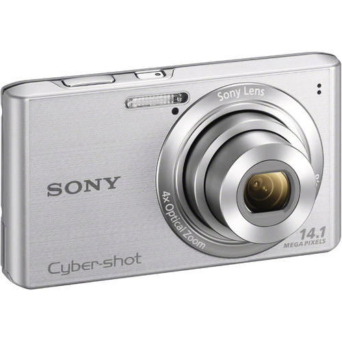 Sony Cyber-Shot DSC-W610 14.1 MP Digital Camera w/4x Optical Zoom and 2.7 Inch LCD- Silver