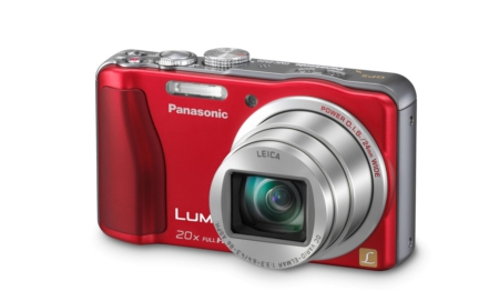 Panasonic Lumix DMC-ZS20 Digital Camera (Red) 